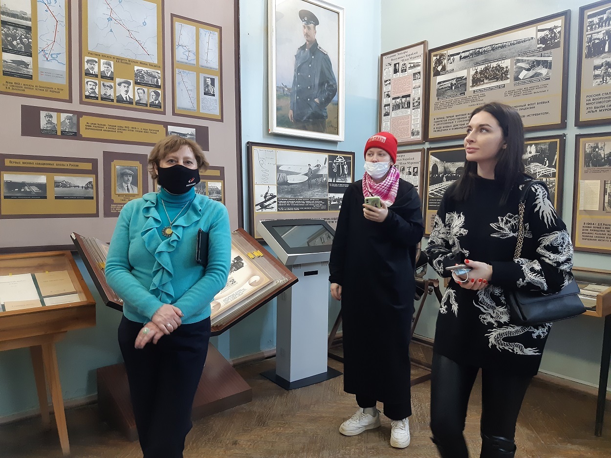 Центральный Дом авиации и космонавтики ДОСААФ России посетила группа журналистов