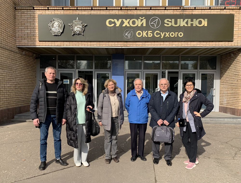 Группа сотрудников нашего музея посетила прославленное ОКБ Сухого
