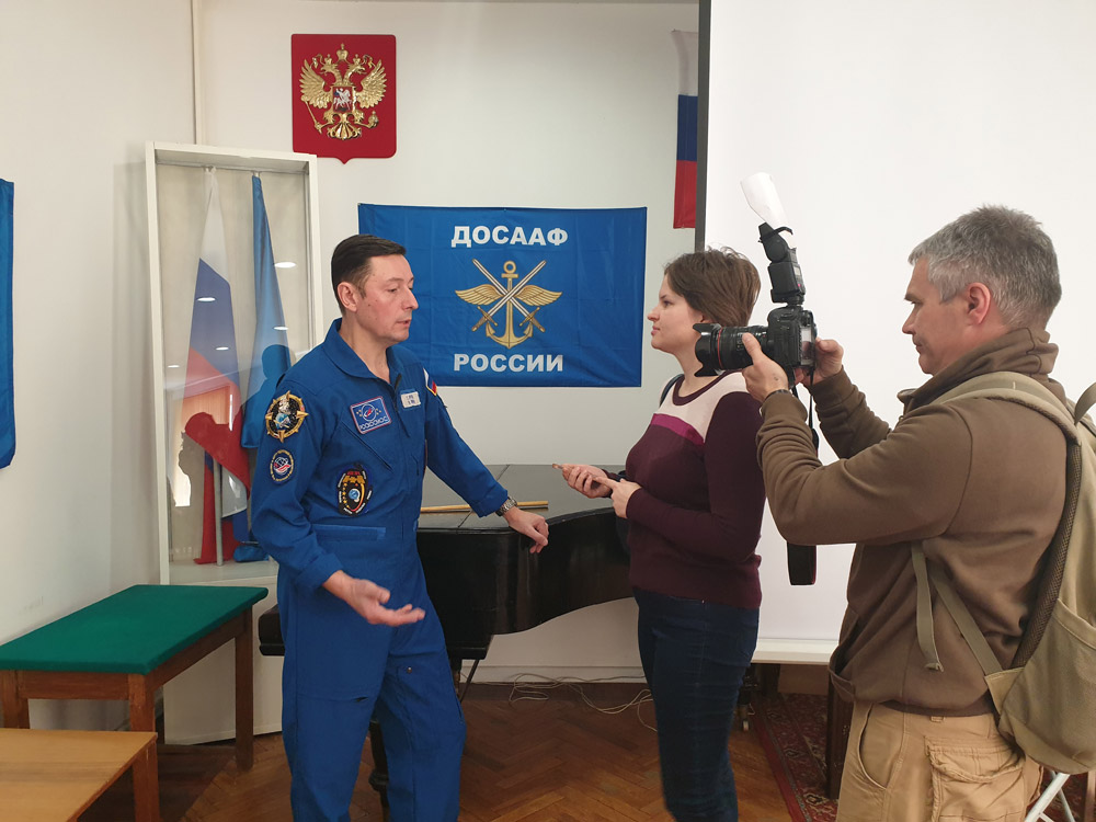 ​ЦДАиК ДОСААФ России начал череду  мероприятий, посвященных празднованию Дня Космонавтики