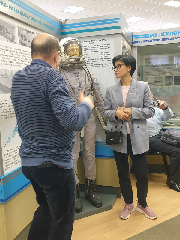 Группа сотрудников нашего музея посетила прославленное ОКБ Сухого
