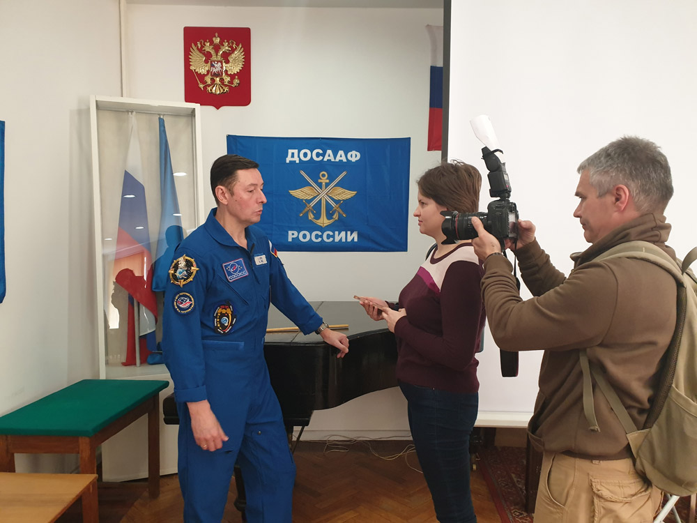 ​ЦДАиК ДОСААФ России начал череду  мероприятий, посвященных празднованию Дня Космонавтики