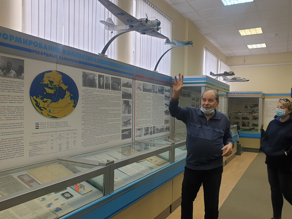 Группа сотрудников нашего музея посетила прославленное ОКБ Сухого
