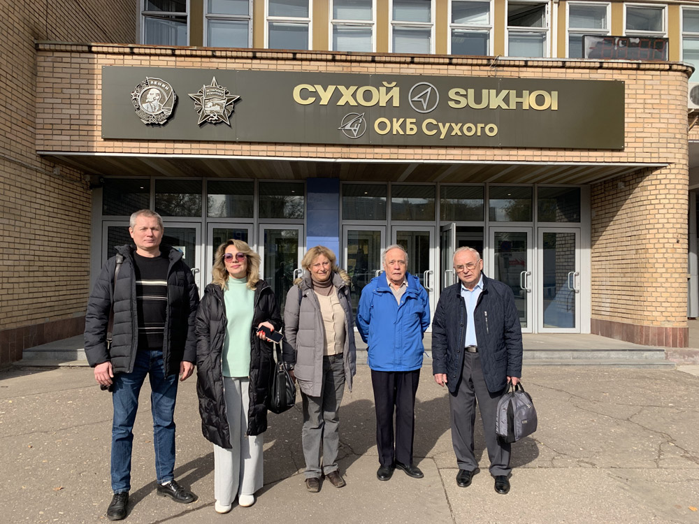 Группа сотрудников нашего музея посетила прославленное ОКБ Сухого