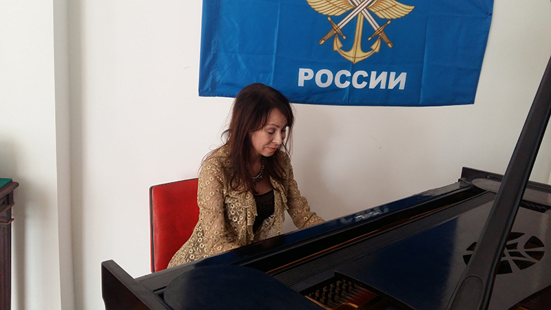 ЦДАиК ДОСААФ РФ посетила певица Марина Хлебникова